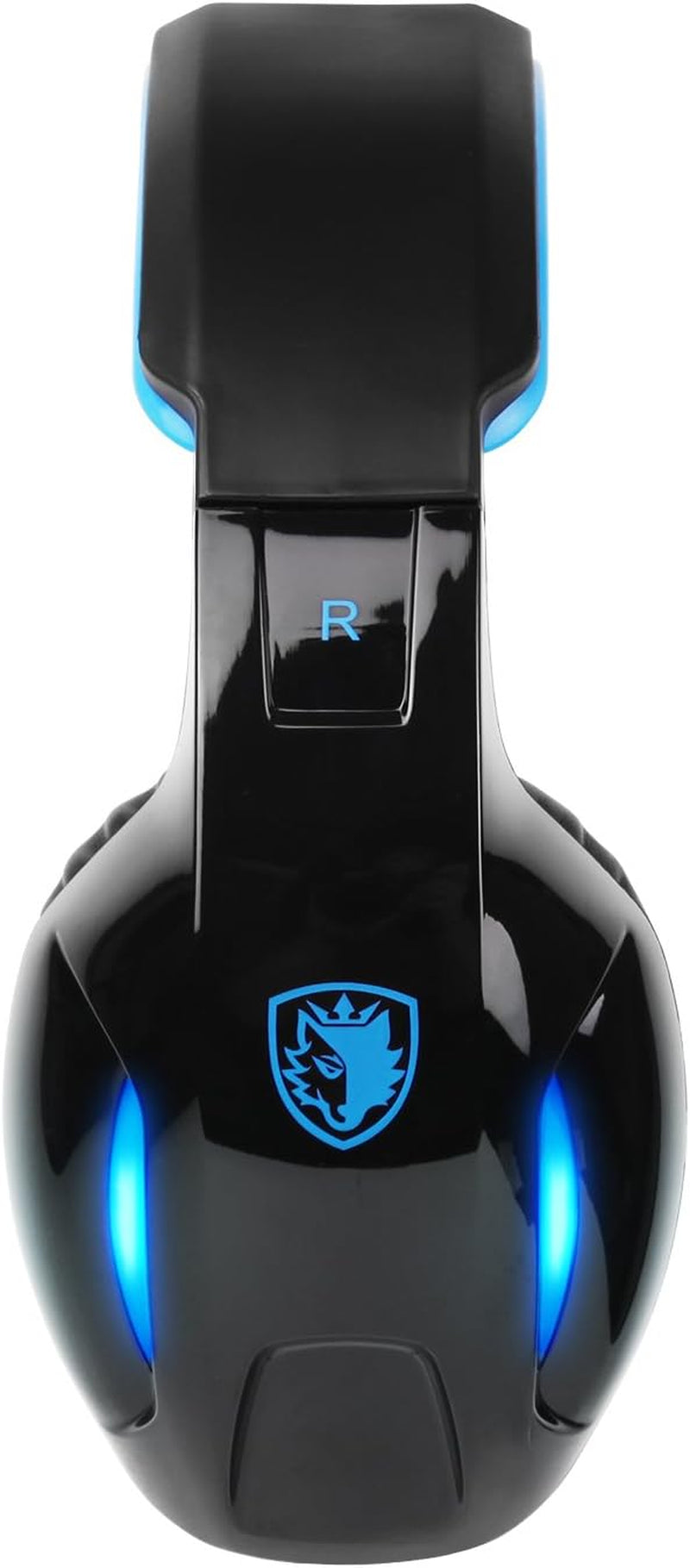 SA902 USB 7.1 Surround Sound Gaming Headset, Over-Ear Headphones with LED Lighting and Noise-Cancelling Microphone